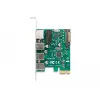 DeLOCK placa PCI Express x1, 3 x USB 5 Gbps tipo A, 1 x Gigabit LAN