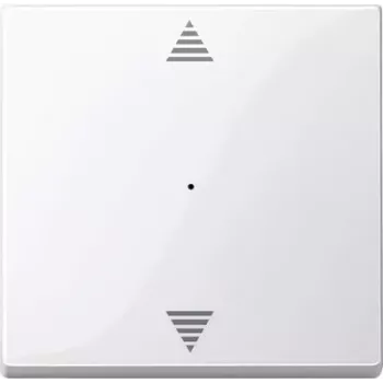 Basculante para módulo de botão MERTEN MEG5215-0319 (setas cima/baixo) branco polar brilhante MEG5 MEG5215-0319 (MEG5215-0319)
