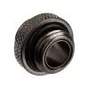 Adaptador Alphacool G1/4 macho para G1/4 macho, ligação angular metálica, preto