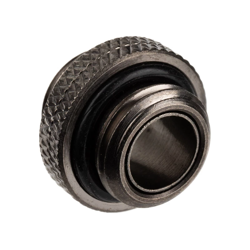 Adaptador Alphacool G1/4 macho para G1/4 macho, ligação angular metálica, preto
