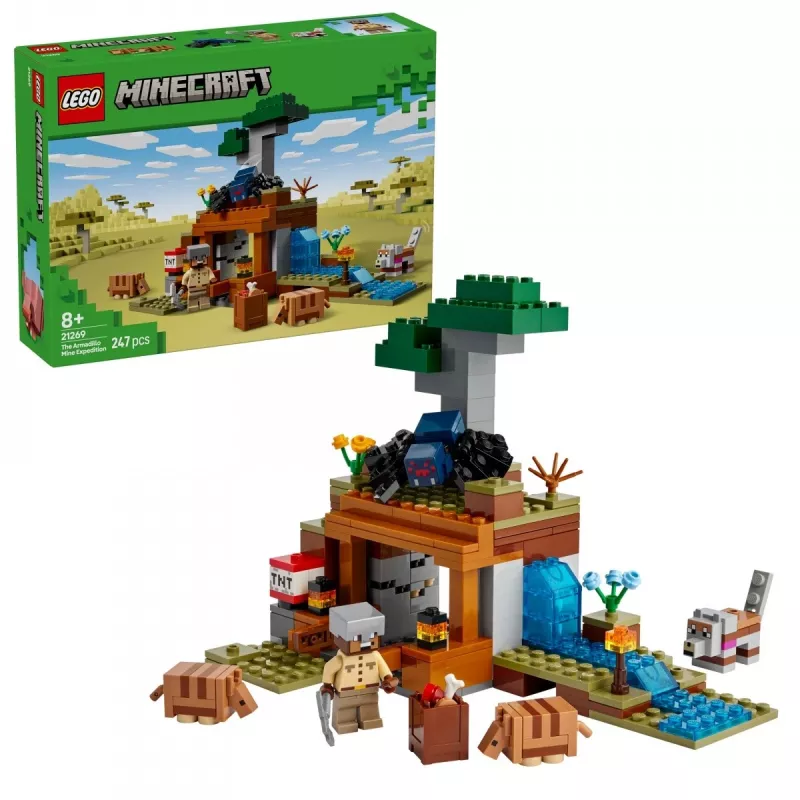 LEGO MINECRAFT 21269 A expedição mineira do tatu