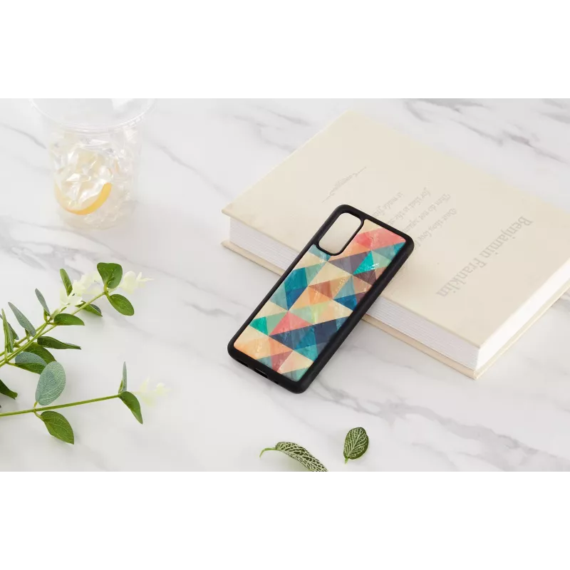 Capa de proteção iKins para Samsung Galaxy S20 — Mosaic preto