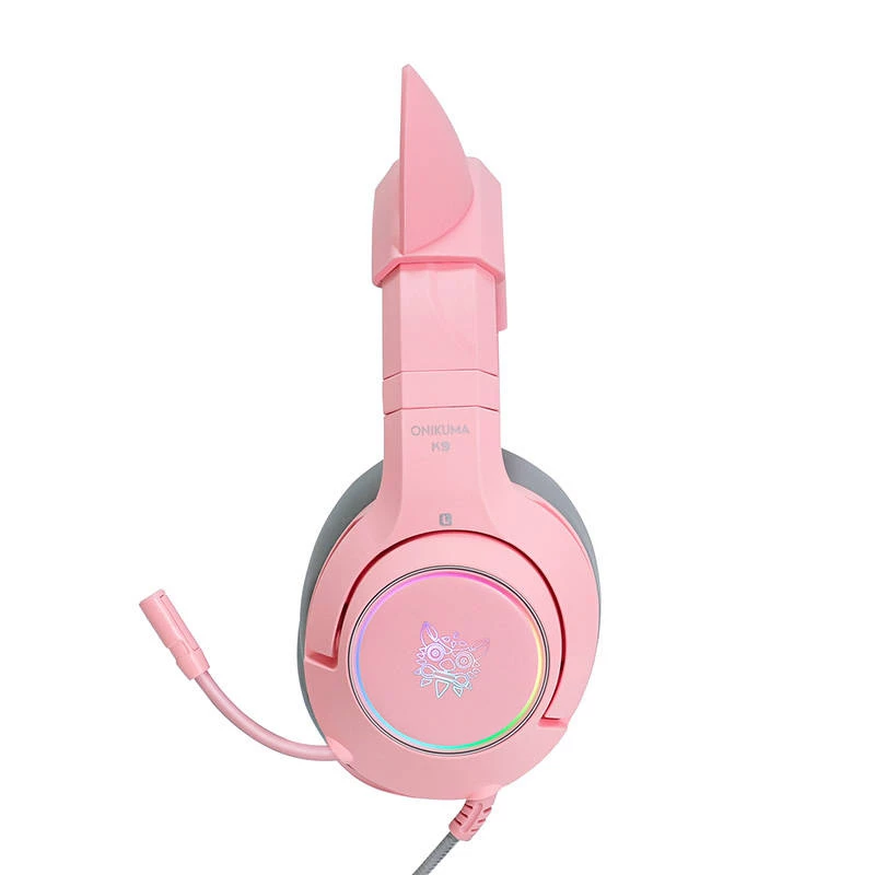 Headset Onikuma K9 Rosa RGB headset gaming
