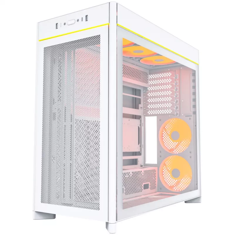 Caixa de PC Montech HS01 PRO Midi Tower branco