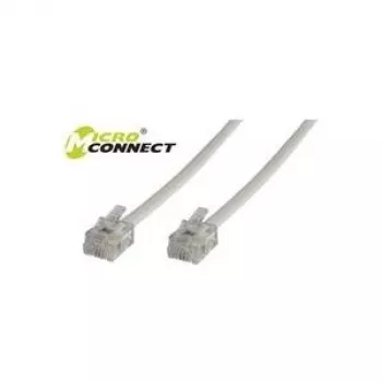 Cabo Telefónico Microconnect MPK110 10 m Branco