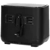Fritadeira de ar quente Severin FR 2453 Double 3,25 L 2850 W preto prateado