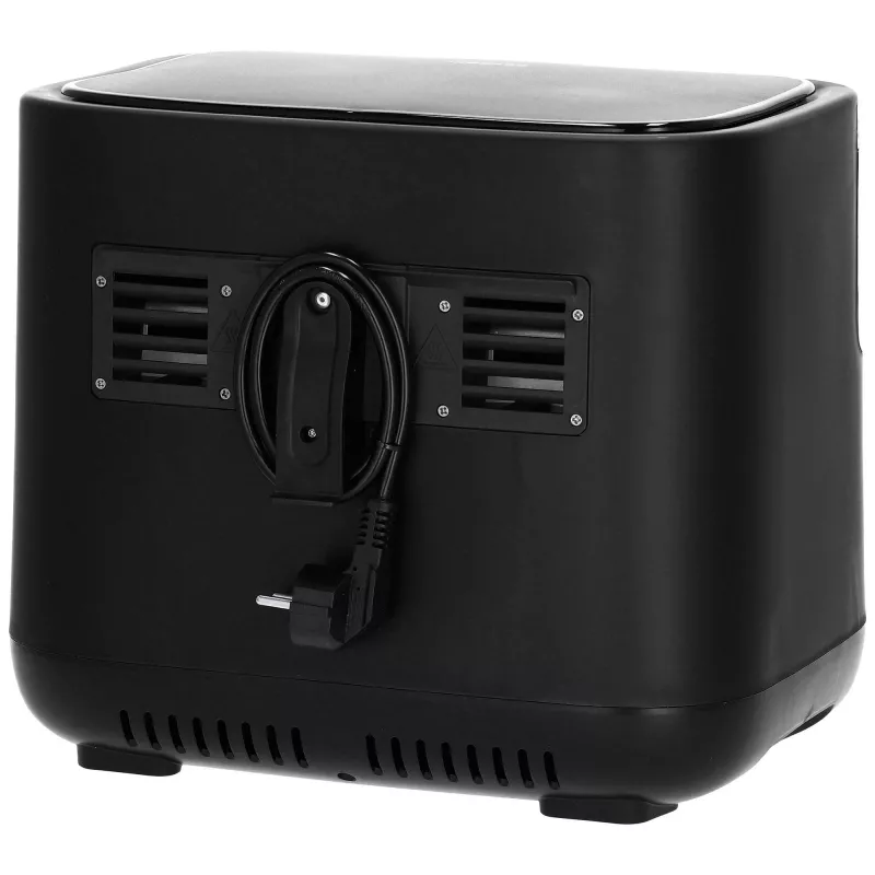 Fritadeira de ar quente Severin FR 2453 Double 3,25 L 2850 W preto prateado