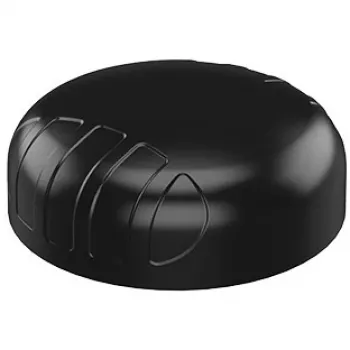 Poynting A-PUCK-0007-V2-01 antena omnidirecional tipo puck para veículos, 0,617–6 GHz, 6,5 dBi, Wi-Fi, SMA (macho) com adaptador RP-SMA, preta