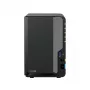 Synology DS225+ 2 Baías NAS Desktop Intel® Celeron® J4125 2 GB DDR4 Synology DSM Preto – apenas Synology HDD