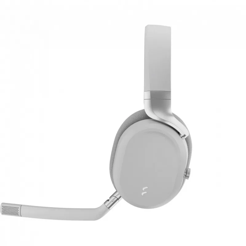 Headset Fractal Design Scape com fios & sem fios arco de cabeça música estação de carregamento Cinzento