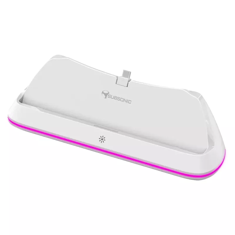 Sistema de carregamento Subsonic SA5708 para Playstation Portal com fios preto branco