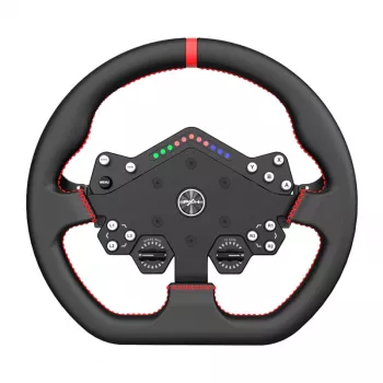 Volante de gaming PXN WDS R2 com sensibilidade ajustável e feedback de vibração
