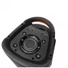 Sistema de áudio PLL FM USB/SD/BT 2xKaraoke FULL LED PartyBox