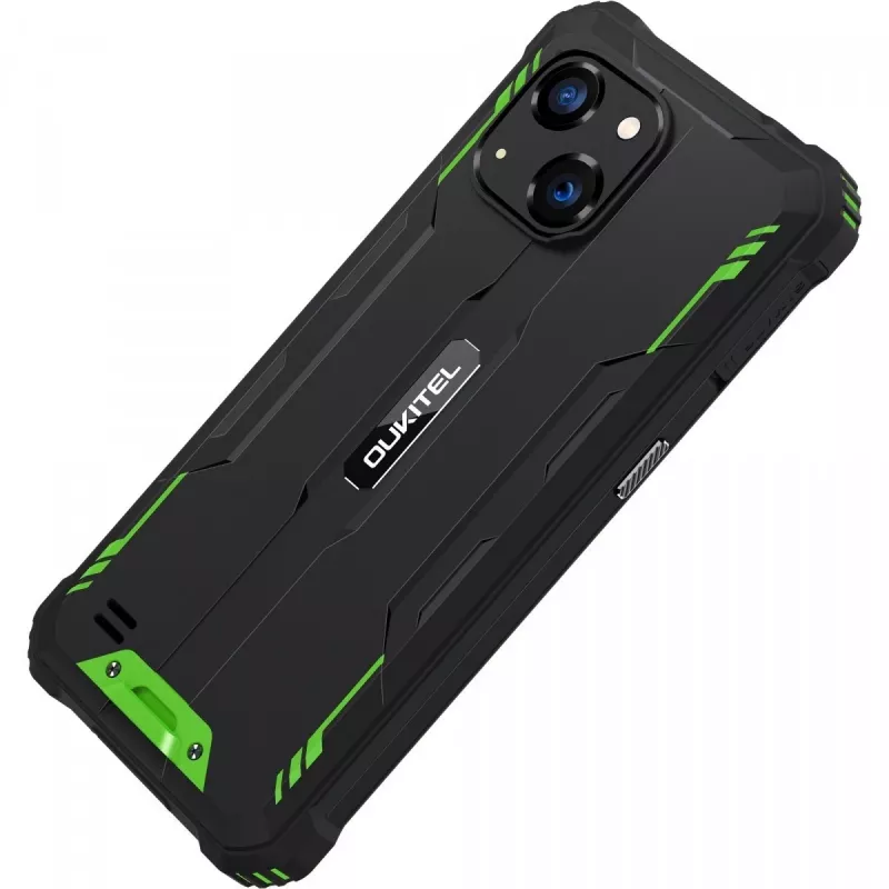 Oukitel G2 smartphone 4G, 6 polegadas, 4/64 GB, 6300 mAh, IP69K, Dual SIM, Android 14, verde (sem carregador)