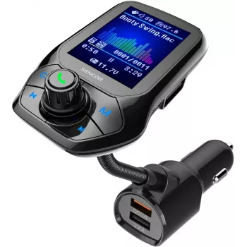 Transmissor FM para automóvel Sencor SWM 5858 BT, Bluetooth, MP3, USB, microSD