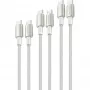 Cabo USB-C para USB-C 4smarts PremiumCord 100W 3 m branco - 3 m - USB C - USB C - USB 2.0 - 0,48 Gbit/s - branco