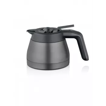 Jarro para máquinas de café Severin, modelo TK 5571 — 1,1 L, aço escovado/preto, 220×165×135 mm