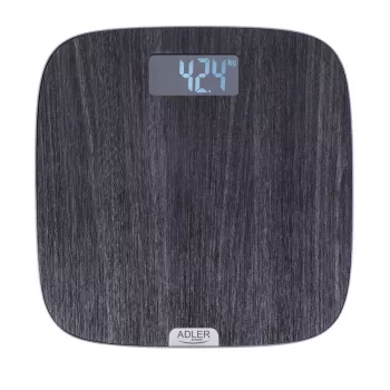 Balança de casa de banho Adler AD 8192 — peso máx. 180 kg, precisão 100 g, cinzento