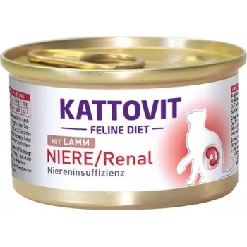 KATTOVIT Feline Diet rim/renal borrego - comida húmida para gatos - 85g