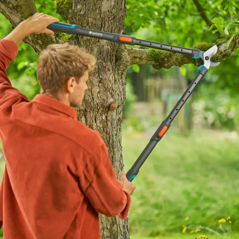 Gardena Tesoura de poda TeleCut Pro L cinzento/turquesa 65 cm - 90 cm (12041-88)