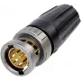 Neutrik ficha BNC, reta, 75 Ω, 1 unid. (NBNC75BLP9X)