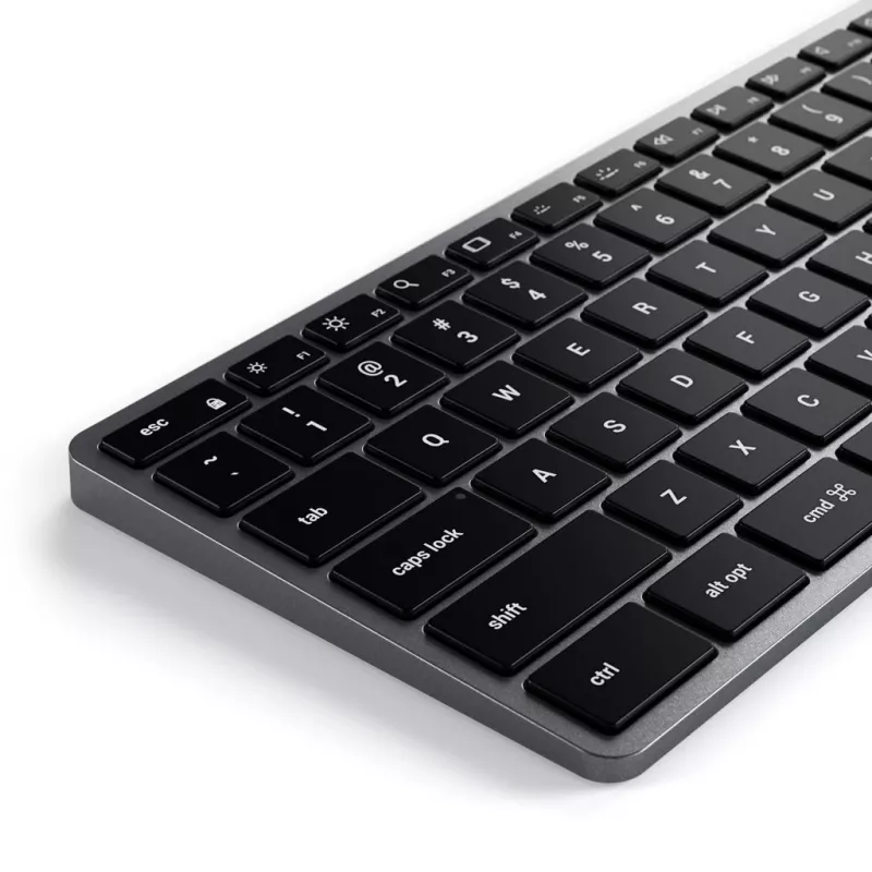 Teclado Satechi fino W3 USB-C com teclado numérico (Space Grey)