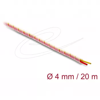 Bainha para cabo DELOCK 19012 transparente, comprimento 20 m, diâmetro interior 2 mm, diâmetro exterior 4 mm, temperatura -40–200 °C