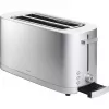 Torradeira ZWILLING 53009-000-0, 2 fatias, 1800 W, aço inoxidável acetinado, 7 níveis de tostagem, ranhuras longas