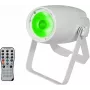 Spot LED EUROLITE PST-10 QCL 10W RGBW – spot compacto de palco/estúdio com saída de cor total