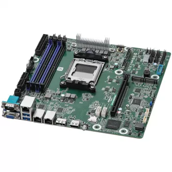 Placa-mãe ASRock EPYC4000D4U KNOLL3 X300 Micro ATX Socket AM5 DDR5 4 DIMM 48GB SATA III Gigabit LAN