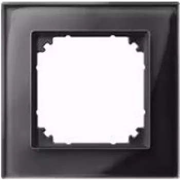 Merten moldura 1 módulo System M, M-Plan preto 489103 (489103)