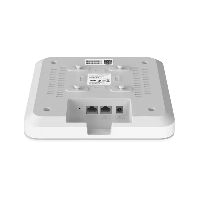 Ruijie Reyee RG-RAP2200(E) ponto de acesso sem fios, WiFi 5 AC1276, banda dupla 2,4/5 GHz, 2x GbE, entrada PoE, montagem no teto para interior, Mesh