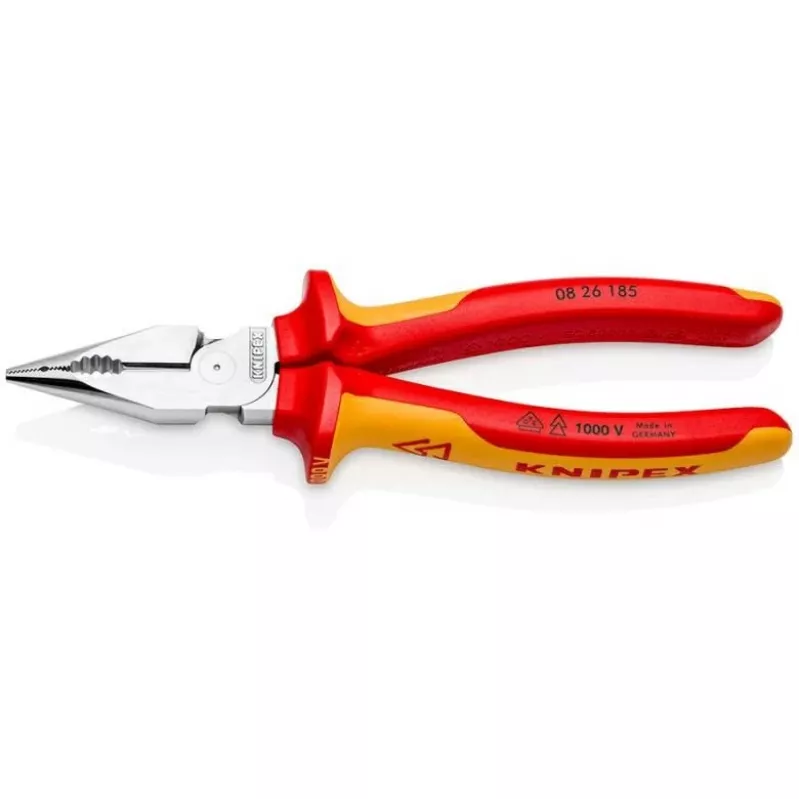 Knipex 08 26 185 alicate combinado de bico fino