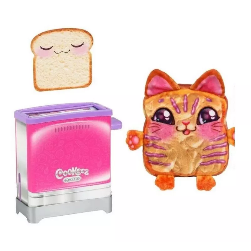 Peluche com aroma Toast Cookeez Makery brinquedo da Cobi MO-23522, peluche com aroma