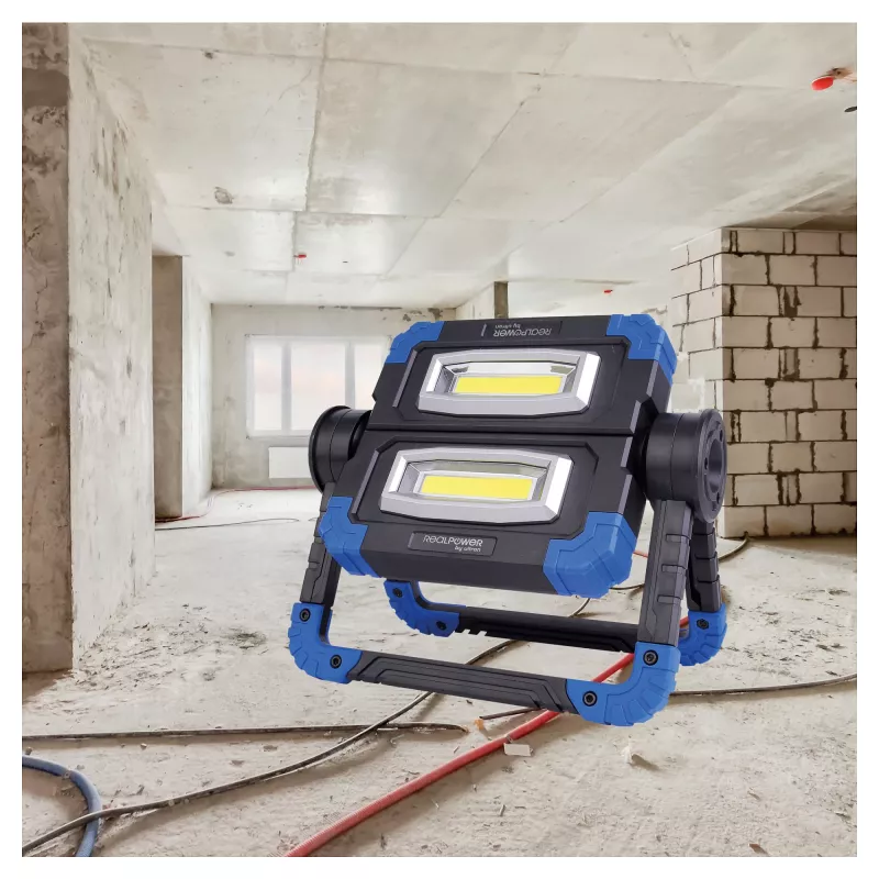 RealPower AL-220 Luz de trabalho LED a pilhas