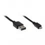 Cabo de ligação GoodConnections USB 2.0 EASY ficha A para ficha Micro B, preto, 1m