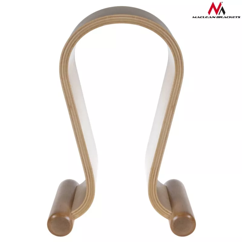 Suporte para auscultadores de madeira, carvalho claro MC-815O