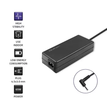 Fonte de alimentação QOLTEC 65W 19V 3,42A para portáteis e dispositivos compatíveis