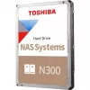 Disco rígido Toshiba N300 NAS - 18 TB - interno - 3.5 (8.9 cm) - SATA 6Gb/s - 7200 rpm - Memória intermédia: 512 MB