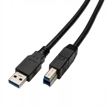 Cabo USB-A para B Captiva 80292, 2 m, preto