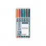 Marcador Staedtler 311 WP6 6 peças preto azul castanho verde laranja vermelho