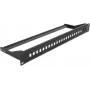Painel de fibra 19 polegadas DeLOCK 43405 para 24 x SC simplex / LC duplex