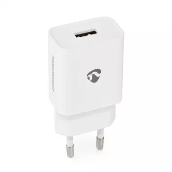 Nedis WCHAU242AWT adaptador de alimentação Branco