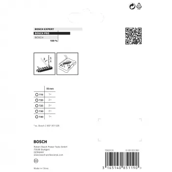 Bosch 2 608 522 329 Bits de aparafusar 8 unid.