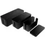 Caixa para cabos LogiLink, 3 tamanhos, preto (KAB0077)