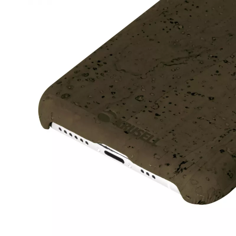 Capa Krusell Birka para Apple iPhone 11 Pro Max, capa castanho-escura estilo pele