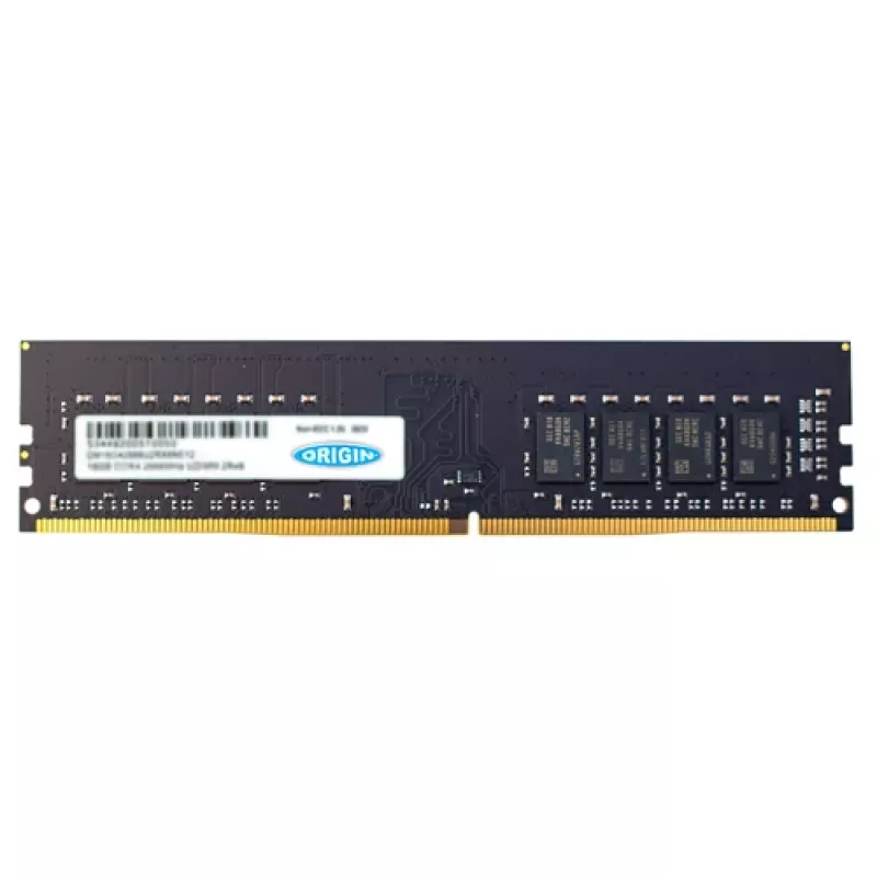 Origin Storage 16GB DDR4 3200MHz UDIMM 2Rx8 Non-ECC 1.2V, 16 GB, 1 x 16 GB, DDR4, 3200 MHz, DIMM de 288 pinos