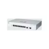 Switch Ethernet Gigabit L2 gerido Cisco CBS220-8T-E-2G — 8x RJ-45 10/100/1000, 2x SFP, 1U, 20 Gbit/s, 8192 MAC