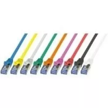 Cabo de rede LogiLink 15 m Cat.6A RJ-45 S/FTP branco