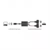 Cabo série DeLOCK 63950 USB 2.0 Type-A 2 x RS-232 DB9 preto 0,6 m